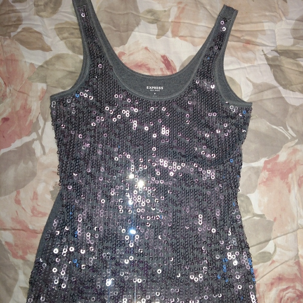 Express sequin tank